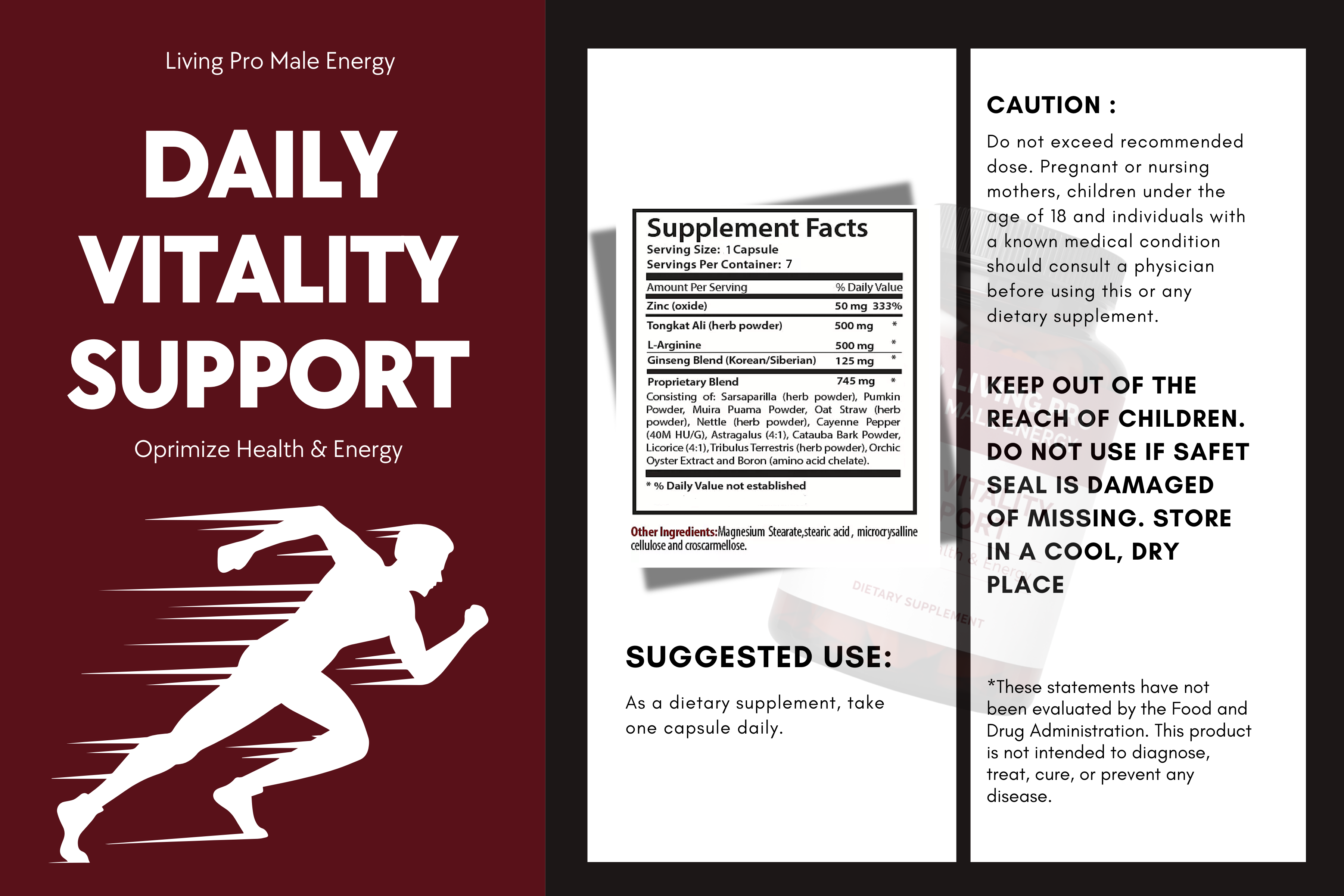 Supplement Facts Label